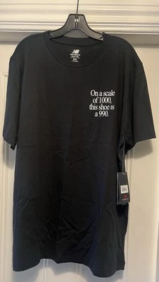 Auténtico New Balance a escala de 1000 este zapato es una camiseta 990 negro blanco XXL Foto 1 de 4