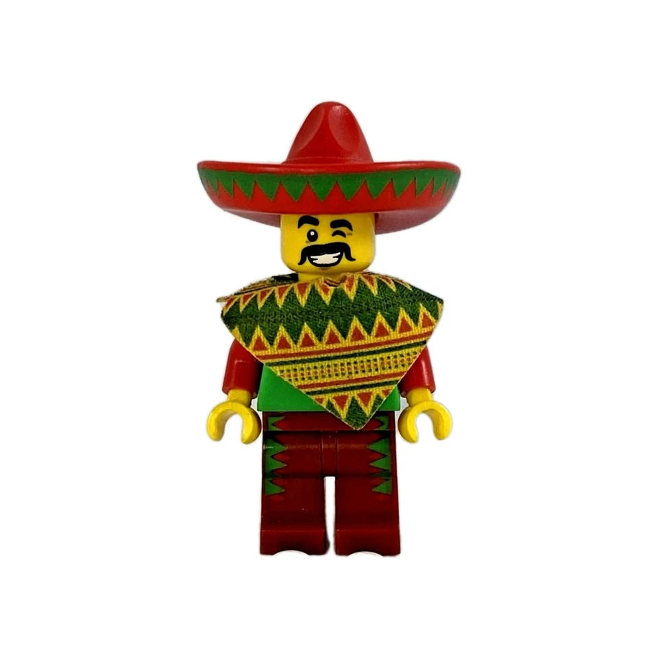 乐高电影 Taco Tuesday Guy Minifig 70803 带 Sombrero — 第 1/3 张图片
