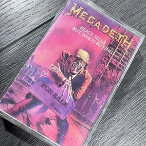 Megadeth Cassette Tape Peace Sells Thrash Metal 1986 Rare Capitol Records Mourn - Picture 1 of 5