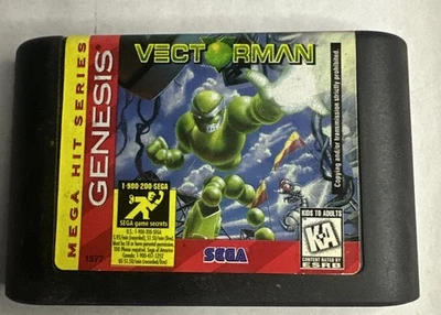 Vectorman - Sega Genesis - Cartridge Only - Tested and Working Mega Hit Series - Image 1 of 2