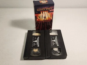 The Stand VHS 1994 2 Tape Set Stephen King - Imagen 1 de 8