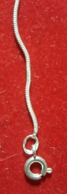 catenina in argento 925  cm. 50  uomo donna grammi 4.27 circa Spessa 1,10 Mm - Immagine 1 di 4