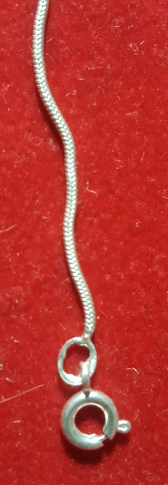 catenina in argento 925  cm. 50  uomo donna grammi 4.27 circa Spessa 1,10 Mm - Immagine 1 di 4