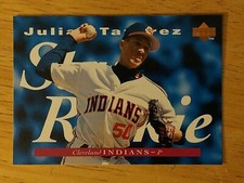 1995 Upper Deck Star Rookie RC Card Julian Tavarez #221 Cleveland Indians 