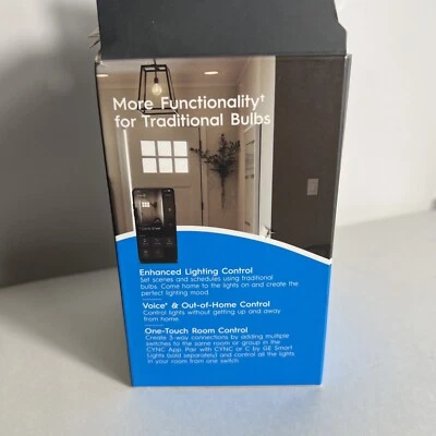 C by GE On/Off Smart Switch Wi-Fi Works w/ Alexa or Google Assistant Damage Box - Image 1 of 4