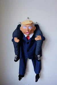 A+ Youth Donald Trump Piggyback Morph Suit Ride On Costume Halloween MAGA Funny - Picture 1 of 5