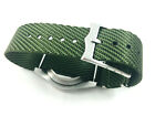 CROSS WEAVE? FABRIC WATCH STRAP FOR ROLEX SUBMARINER GMT WATCHES MILITARY GREEN