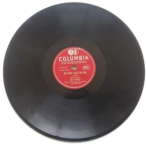 Sigman Mars-Buy Mitchel My Heart Cries For You 10" 78 RPM 39067 Columbia Records - Picture 1 of 4