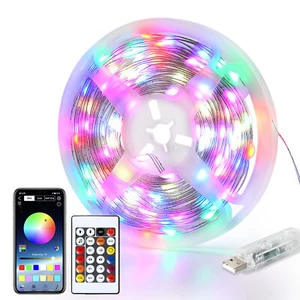 10m 20m Bluetooth APP WS2812B RGB IC LED String Fairy Lights Lichter Nachtlicht - Bild 1 von 12