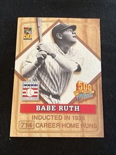 2001 Topps MLB Baseball Post 500 Home Run Club Babe Ruth #1 New York Yankees