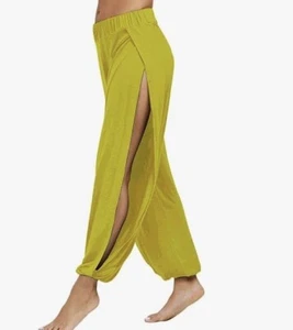 Fitglam Women’s Harem Cover Up Pants With Slits Size Medium - Picture 1 of 2