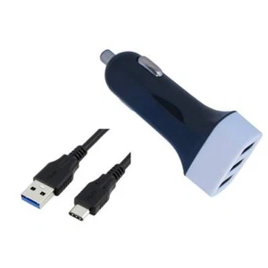 USB Type C Car/DC Charger for OnePlus 5, 3T, 3, OnePlus 2, OPPO F3 Plus, HTC U11 - Picture 1 of 4