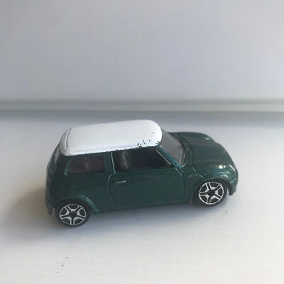 Vintage Motormax Mini Cooper 6057 Diecast Model Car Toy Green 2001 - Image 1 of 4