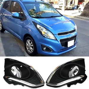 Juego de luces antiniebla con bisel de alambre de bombilla para Chevrolet Chevy Spark 2013 2014 2015 - Imagen 1 de 20