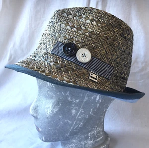 "ELLEN PAULSSEN" DAMEN HUT GR.57 HANDGEFERTIGTER GEFLECHT DESIGNER HUT - Bild 1 von 13