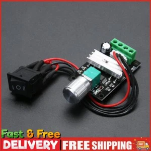 6V 12V 24V 3A PWM DC Motordrehzahlregler Vorwärts High Power Rückwärts /W Schalter - Bild 1 von 5
