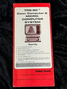Radio Shack TRS-80 Color Computer 2 Micro Computer System Start Up Guide - Picture 1 of 3