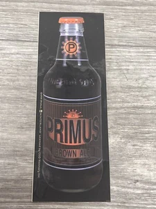 1999 Primus Brown Ale  - Sticker 2" X 5.75" - C&D VISIONARY WINTERLAND - Picture 1 of 2