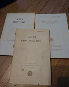 Symposium of the Royal Entomological Society 3 book lot 2-4 2 HB 1PB - Picture 1 of 6