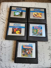A lot of 5 Atari 5200 games Dig Dug, Jungle Hunt, Centipede, Galaxian, Pac-man