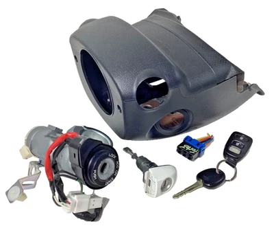 2010-13 Kia Forte MT Ignition Switch Cylinder, Door Lock Cylinder & Column Cover - Image 1 of 4