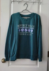 C&C California Women's Crew Neck Long Sleeve Sweater Pullover Green Size XL - Picture 1 of 8