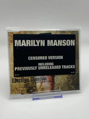 CENSORED MARILYN MANSON Disposable Teens Germany Import CD Single w B Sides 2000 Foto 1 de 4