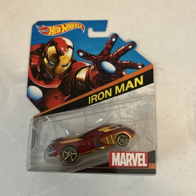 2014 Mattel Hot Wheels Iron Man - Marvel #1 - 1/64 - NEW Sealed - Image 1 of 4
