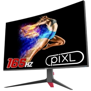 piXL 32" Monitor Curved Gaming HDR 5ms Frameless DisplayPort HDMI - Picture 1 of 5