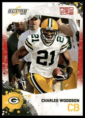Puntuación #104 Charles Woodson Red Zone 2010 #/100 Foto 1 de 2