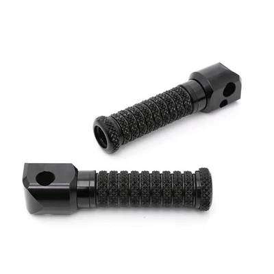 RRING Black Grip Rear Foot Pegs For Iron 883 09-11 12 13 14 15 16 17 18 19 20 - Image 1 of 4