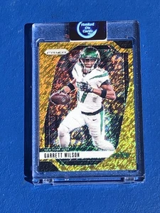 Prizm Garrett Wilson Gold Shimmer 2024/10 New York Jets WR - Imagen 1 de 6