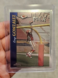 1997 Topps Chrome Tony Gonzalez Rookie RC #24 Kansas City Chiefs Cal Bears C - Bild 1 von 2