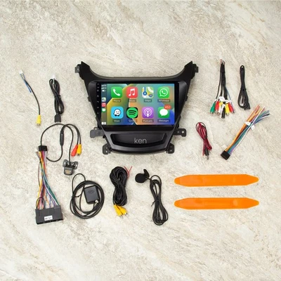 9" Android 12 Carplay Car Stereo Radio For Hyundai Elantra 2014-2016 GPS Navi Foto 1 de 4