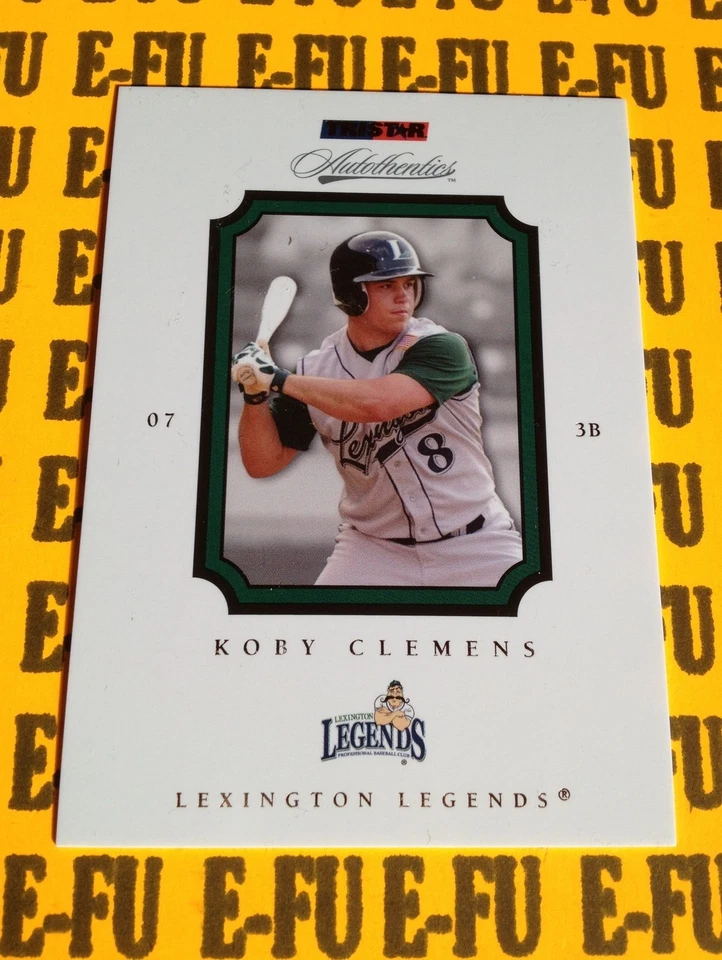 2007 Tristar Autothentics Bronze #44 KOBY CLEMENS #ed 18/50 Lexington Legends - Image 1 of 1