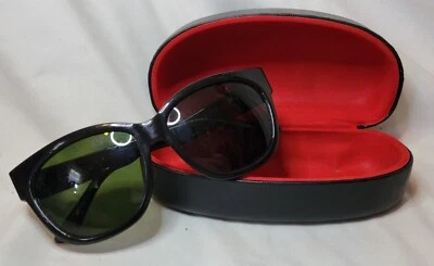 Gafas de sol eléctricas Danger Cat brillantes negras acetato ojo de gato para mujer Foto 1 de 4