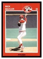 1989 Kahn's Cincinnati Reds #NNO Rick Mahler Cincinnati Reds ~A8U
