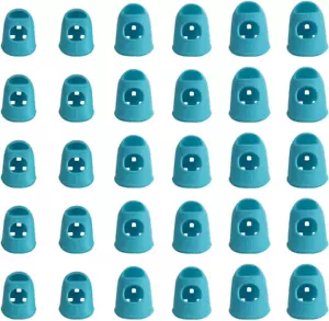 Protectores de punta de dedo de guitarra de 3 tamaños protectores de silicona cubiertas de costura tapa - Imagen 1 de 11