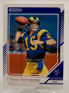 2024 PANINI DONRUSS VINCE FERRAGAMO BASE FOOTBALL CARD RAMS NFL 17 - Picture 1 of 2