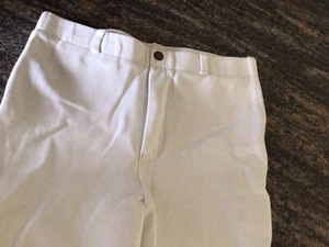 Tunier Reithose Equilibre weiß mit grauen Knie Besatz Größe 176 / 36 Top - Bild 1 von 7
