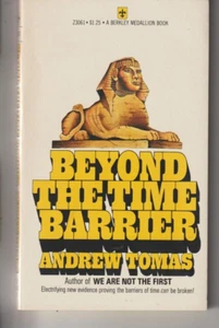 Beyond The Time Barrier Z3061 Berkley 1976 Andrew Tomas Travel Plane Ancient UFO - Imagen 1 de 2