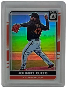 Johnny Cueto 2016 Panini Donruss Optic Silver Parallel San Francisco Giants #108 - Imagen 1 de 2