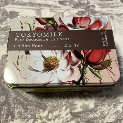 Tokyo Milk Pure Decadence Salt Soak Golden Hour No 32 Champagne Citrus Zest NIB - Image 1 of 2