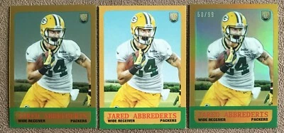 Jared Abbrederis 2014 Topps Rookie Mini Lot #38 w/ Chrome, Refractor /50 Packers - Image 1 of 2