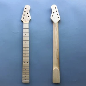 Mástil de guitarra de arce estilo MM 22 trastes 25,5 pulgadas diapasón de arce incrustación de puntos 57 mm #Y17 - Imagen 1 de 6