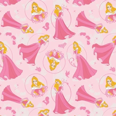 22 Inches Disney Classic Princess Aurora Sleeping Beauty Cotton Fabric - Image 1 of 2