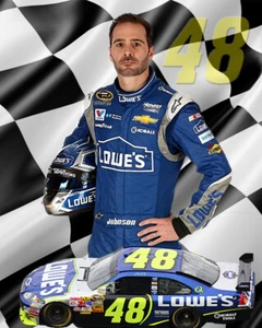Nascar Lithograph print of Jimmie Johnson - Bild 1 von 1