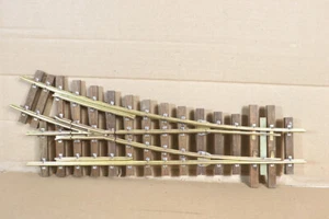 LGB 1605 16050 G GAUGE HAND MADE RIGHT hand POINT R3 22.5 Degrees 117.5mm LONG - Picture 1 of 8