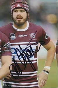 MANLY SEA EAGLES HAND SIGNED ADAM CUTHBERTSON 6X4 PHOTO 1. - Picture 1 of 1