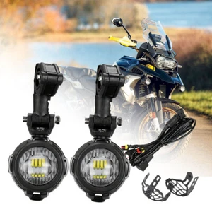 Paar LED E24 Zusatz Nebel Licht Lauflicht Für BMW F750GS F850GS R1100GS R1200GS - Bild 1 von 16